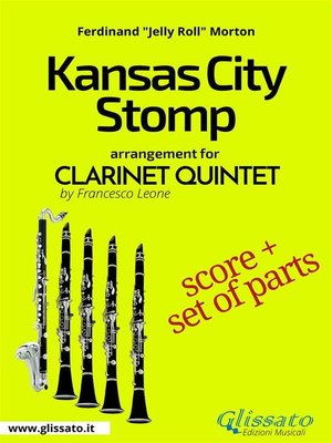 cover image of Kansas City Stomp--Clarinet Quintet score & parts